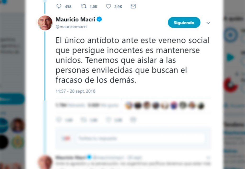 Macri, denunciado en Comodoro Py por sus expresiones similares a las de Hitler