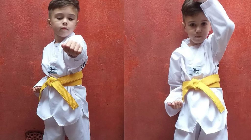 La historia de Alex, un nene con parálisis cerebral aprende Taekwondo para  defenderse | El Comodorense